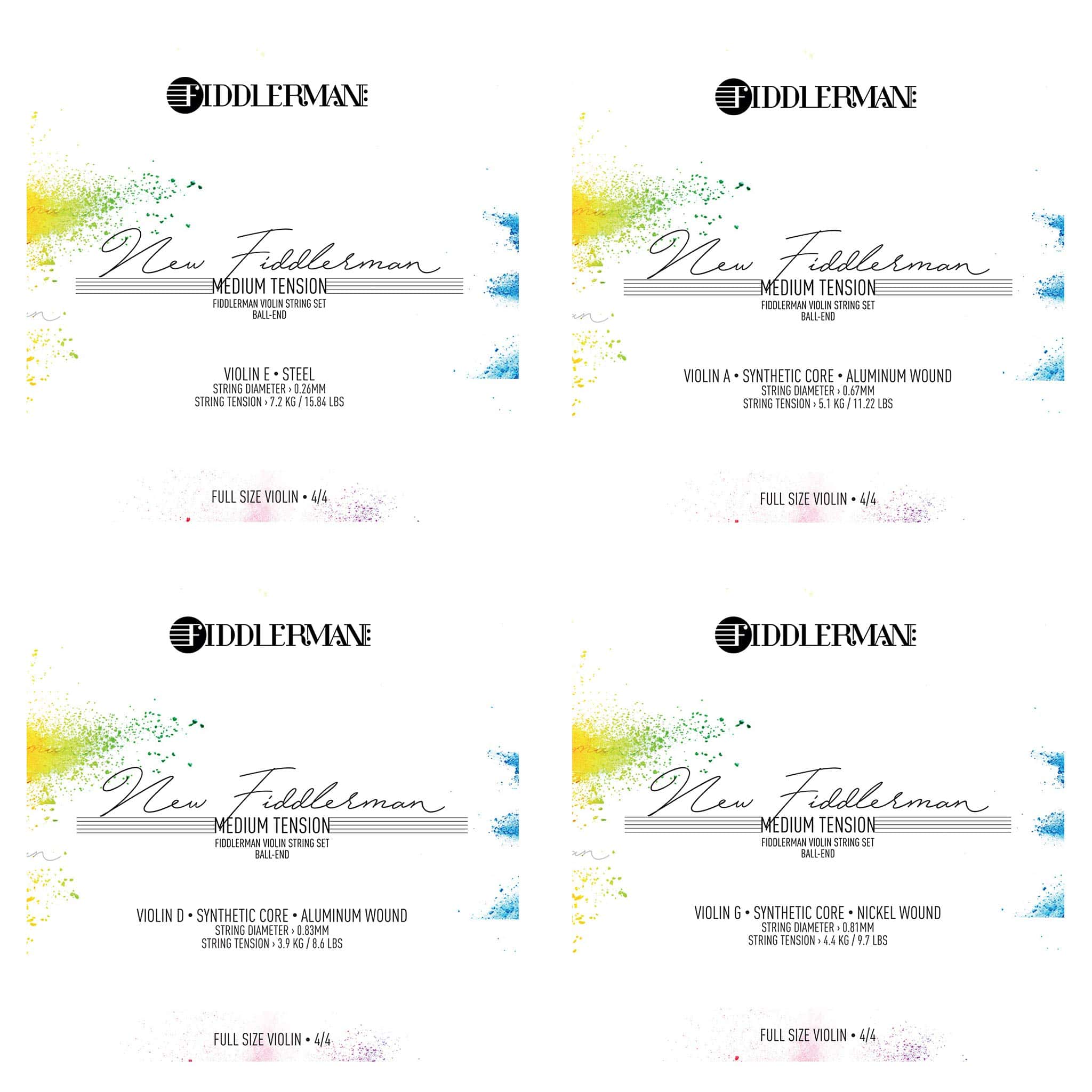 Conjunto de cuerdas para violín -Fiddlerman - Imagen 6