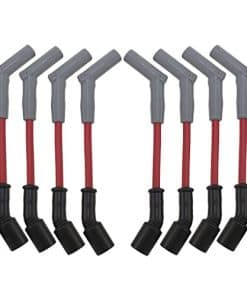 Juego de cables de bujías de rendimiento HINSON Rojo 45*