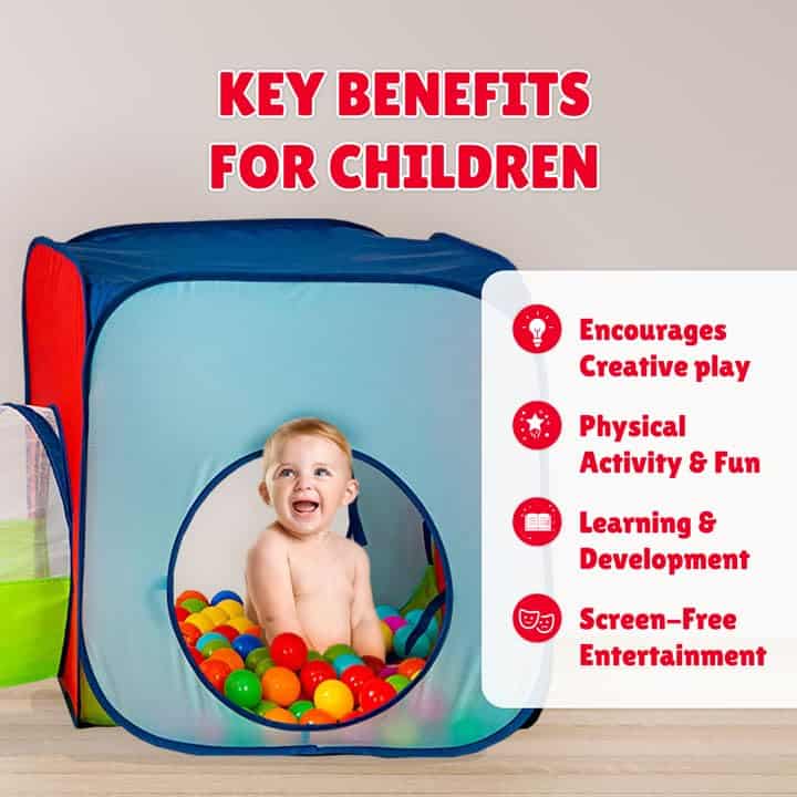 Túnel Kiddey y Tienda de Pelotas | 3pc Tienda de Gimnasio - Imagen 4