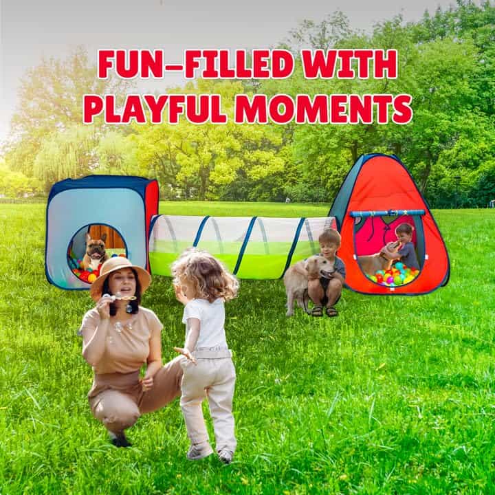 Túnel Kiddey y Tienda de Pelotas | 3pc Tienda de Gimnasio - Imagen 8