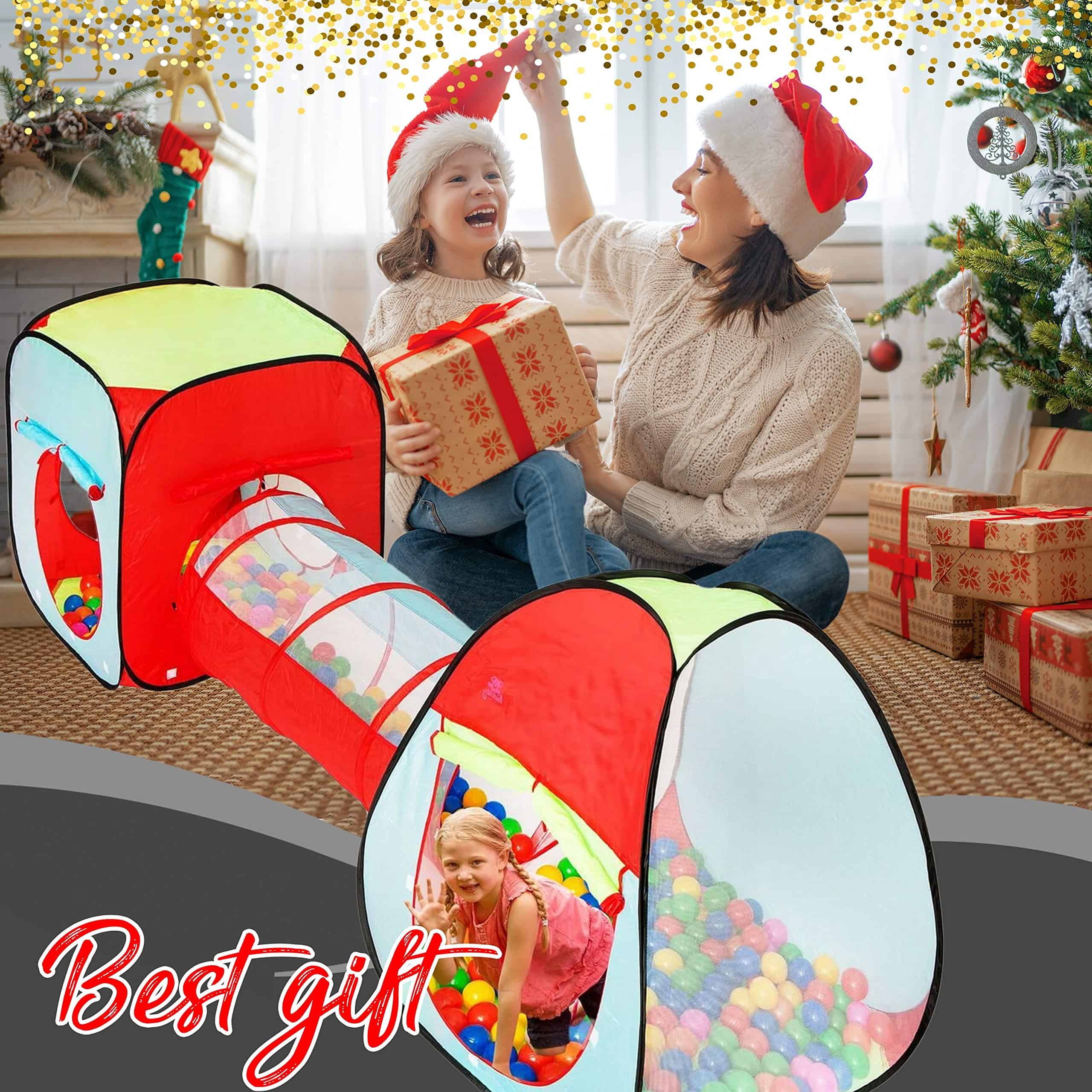 Túnel Kiddey y Tienda de Pelotas | 3pc Tienda de Gimnasio - Imagen 3