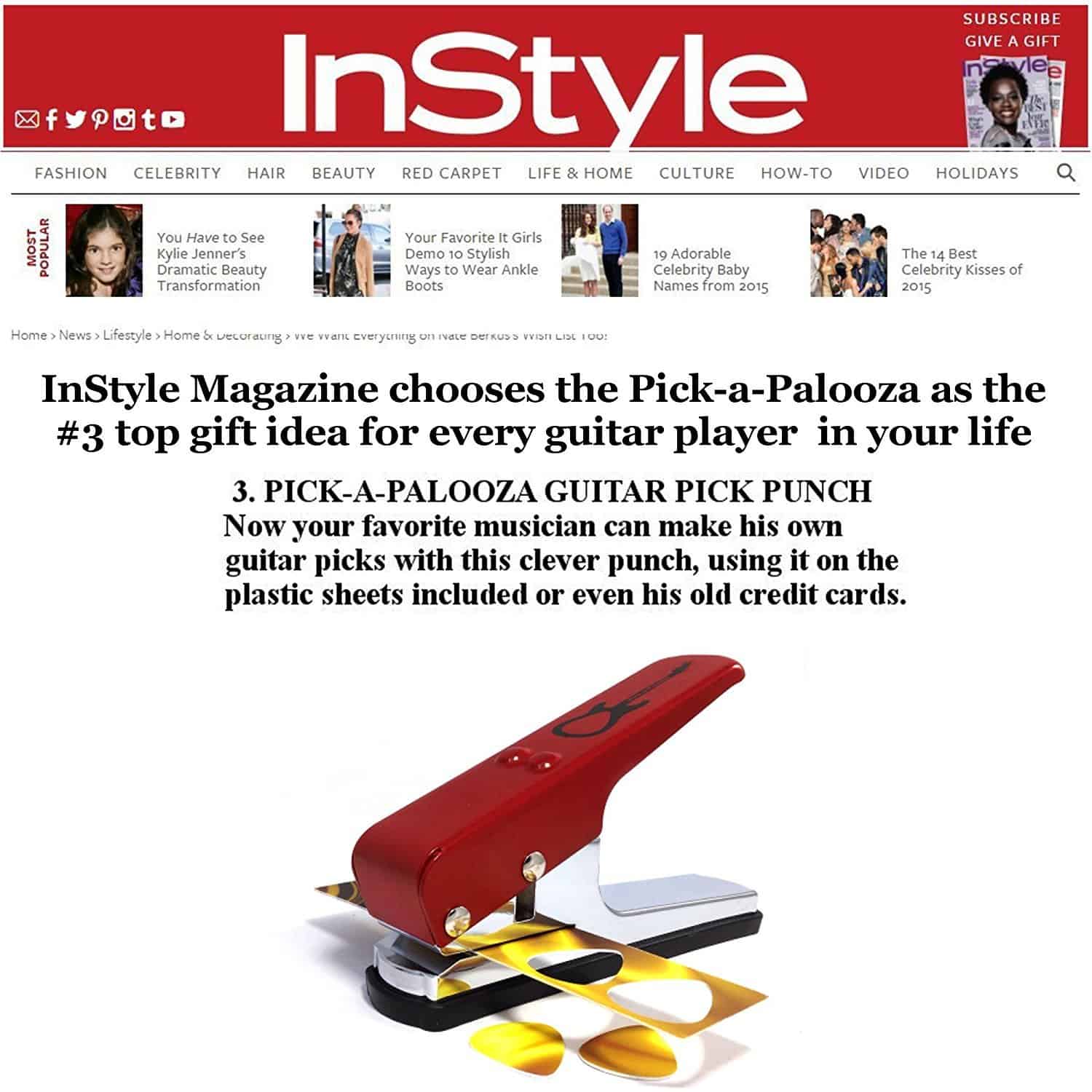 Pack de Regalo Pick-a-Palooza DIY Guitar Pick Punch - la - Imagen 6