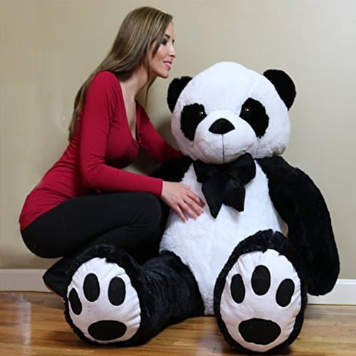 YESBEARS Gigante de Oso Panda de 5 pies Peluche de tamaño - Imagen 4