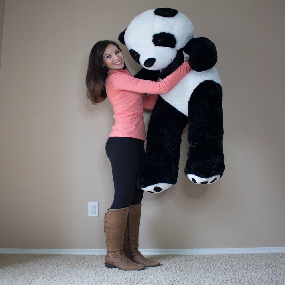 YESBEARS Gigante de Oso Panda de 5 pies Peluche de tamaño - Imagen 5