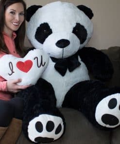YESBEARS Gigante de Oso Panda de 5 pies Peluche de tamaño