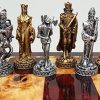 Juego de ajedrez de caballeros de las -Oro