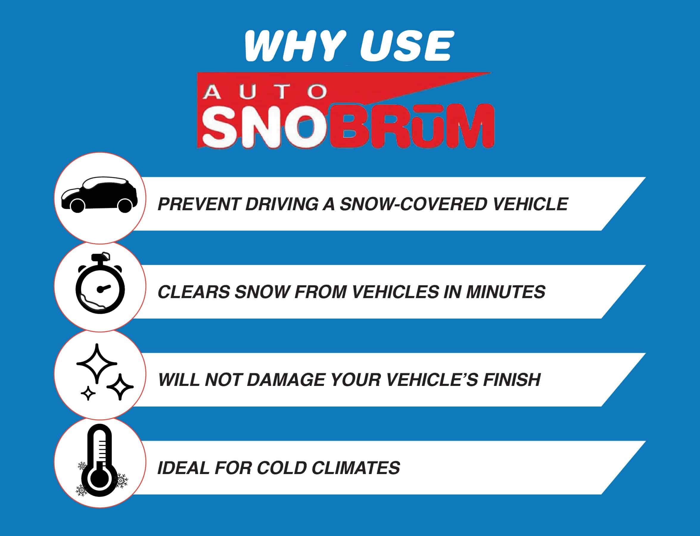 SNOBRUM - Quitanieves para Coches y Camiones - Escoba de - Imagen 6