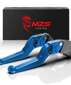 Manetas de Freno y Embrague de Motocicleta MZS Azules,