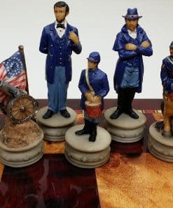 Conjunto de piezas de ajedrez de la Guerra Civil de los