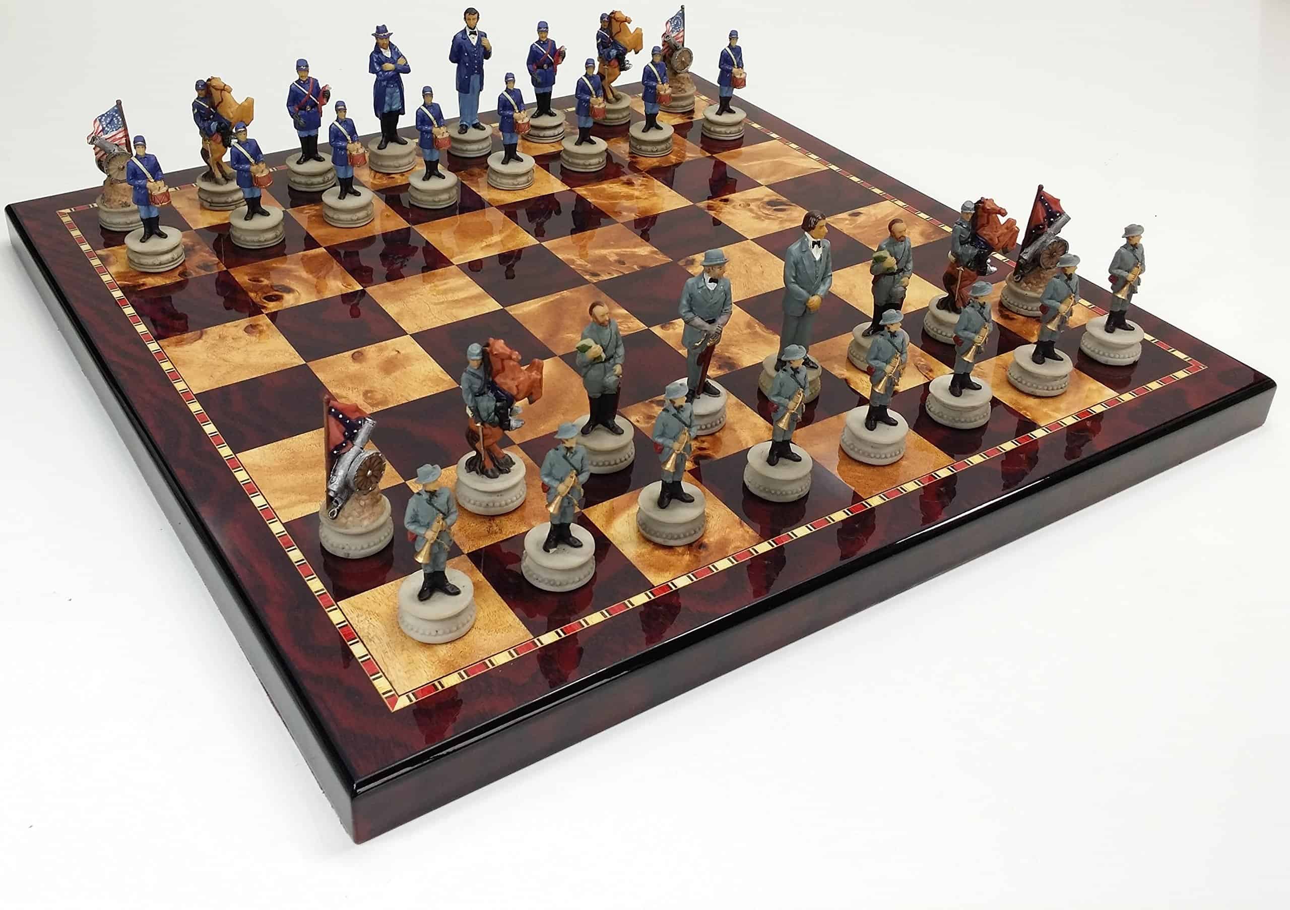 Juego de Ajedrez de Generales de la Guerra Civil Americana - Imagen 3