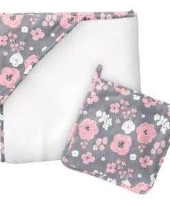 Toalla con capucha de muselina para bebé Stephen Joseph con