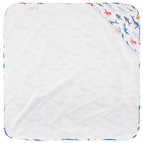 Toalla con capucha de muselina para bebé Stephen Joseph con - Imagen 3