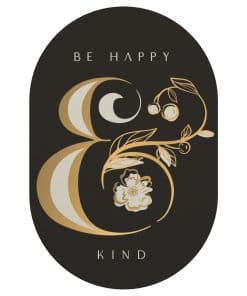 Karma Gifts, Stickers, Paquete de 12, 3 pulgadas, Sé Feliz