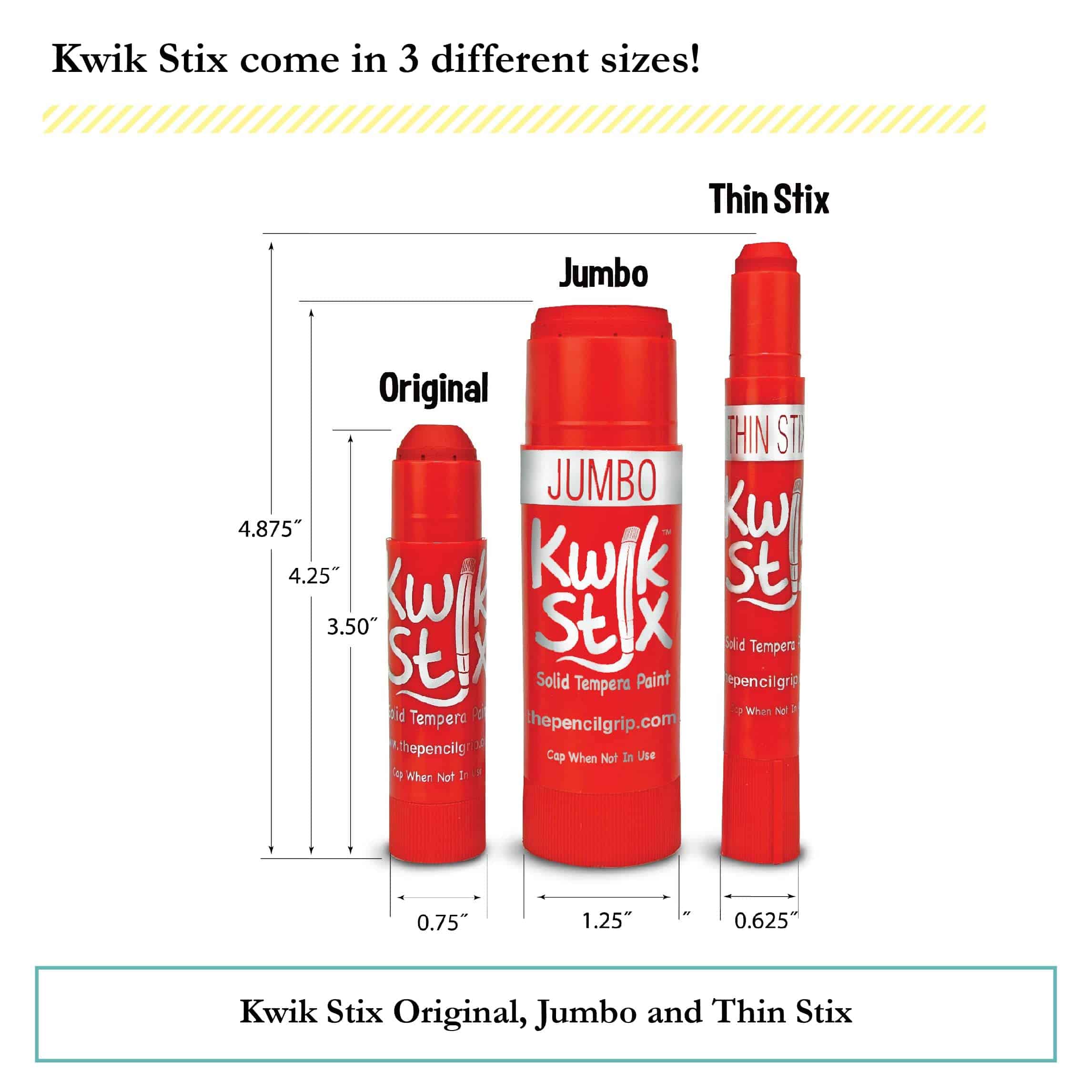 Kwik Stix Solid Tempera Paint Sticks, 96 Colores, Pintura - Imagen 8