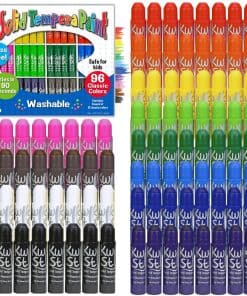 Kwik Stix Solid Tempera Paint Sticks, 96 Colores, Pintura