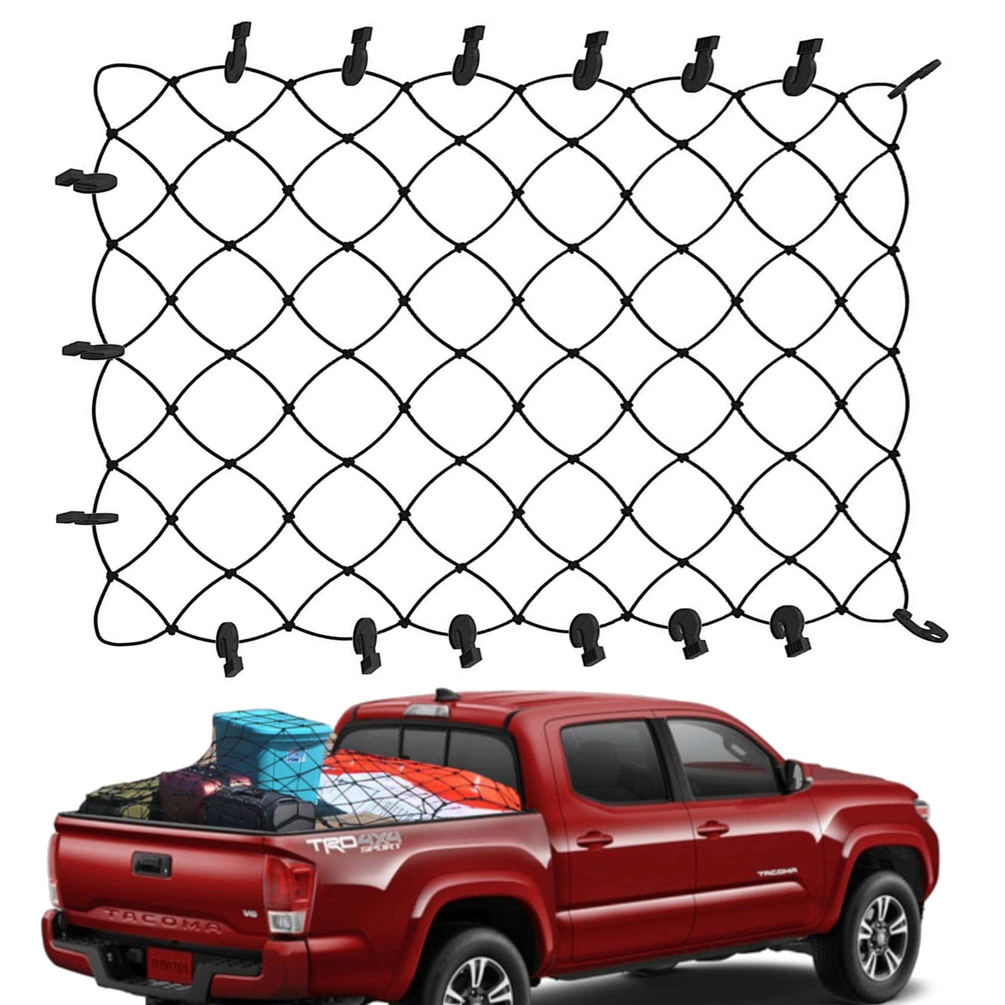 Red de carga TacoNets para Toyota Tundra con sistema de