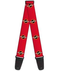 Correa de Guitarra Buckle-Down - Logo BAZINGA! Borgoña - 2"