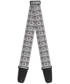 Correa de Guitarra Buckle-Down - Rostro Suave de Gatito -