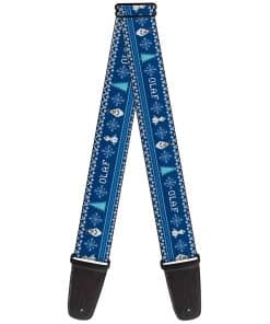 Correa de Guitarra Buckle-Down - Olaf/Snowflakes Stitch