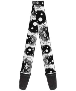 Correa de guitarra Grateful Dead, Space Your Face Blanco