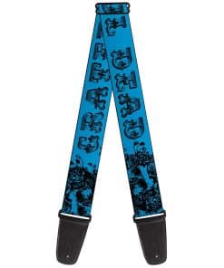 Correa de guitarra Buckle-Down - Grateful Dead Text w/Skull