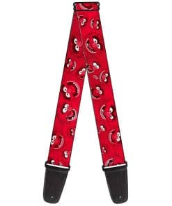 Correa de guitarra Buckle-Down Animal Expressions Rojos