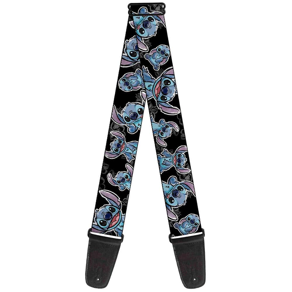 Correa de Guitarra Buckle-Down - Poses de Stitch / Boceto