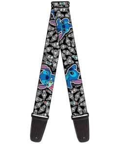 Correa para guitarra Buckle-Down - Stitch Poses/Mini Scrump