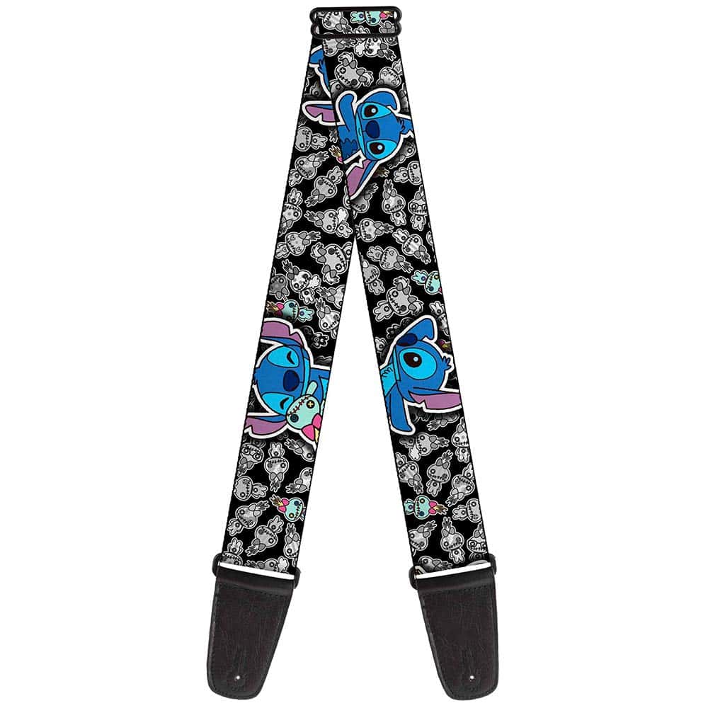 Correa para guitarra Buckle-Down - Stitch Poses/Mini Scrump