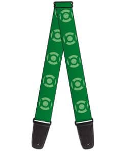 Correa de guitarra Buckle-Down - Logo Green Lantern - Verde