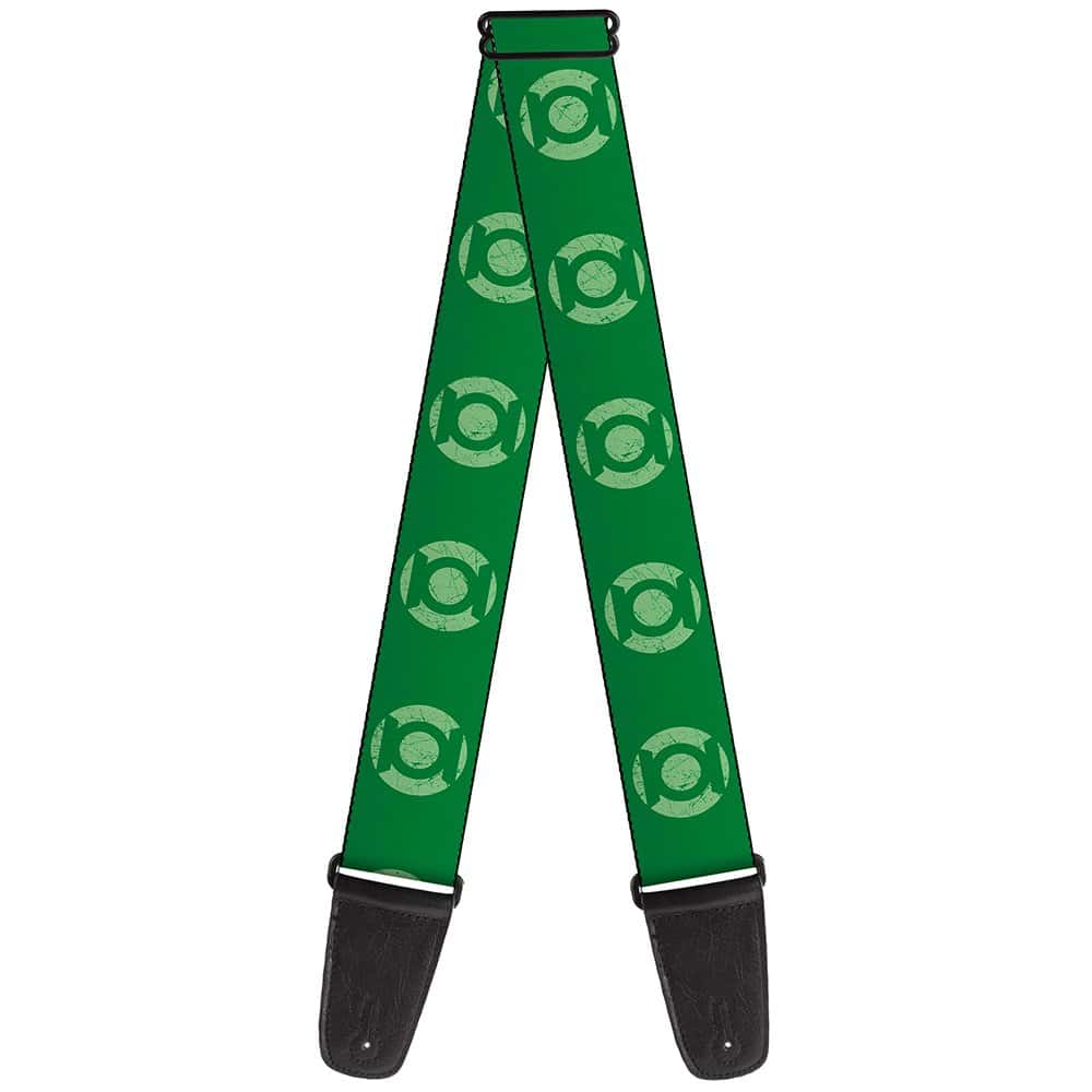 Correa de guitarra Buckle-Down - Logo Green Lantern - Verde
