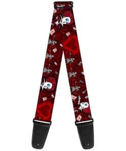 Correa de guitarra Buckle-Down - Reina de Corazones