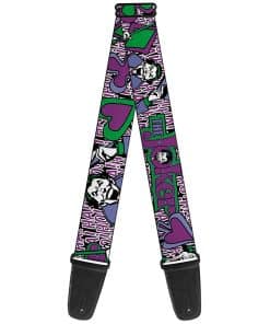 Correa para Guitarra Buckle-Down - Joker Face/Logo/Spades