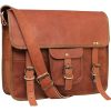 Bolso de Hombro Mensajero de Cuero Vintage de Estilo 15