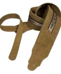 Correa de Guitarra Franklin - 2.5" Original de Ante con