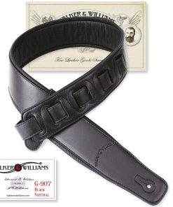 Correa de Guitarra Walker & Williams G-907 Acabado Negro