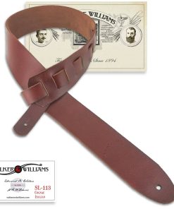 Correa de Guitarra de Cuero Italiano Cognac de Walker &