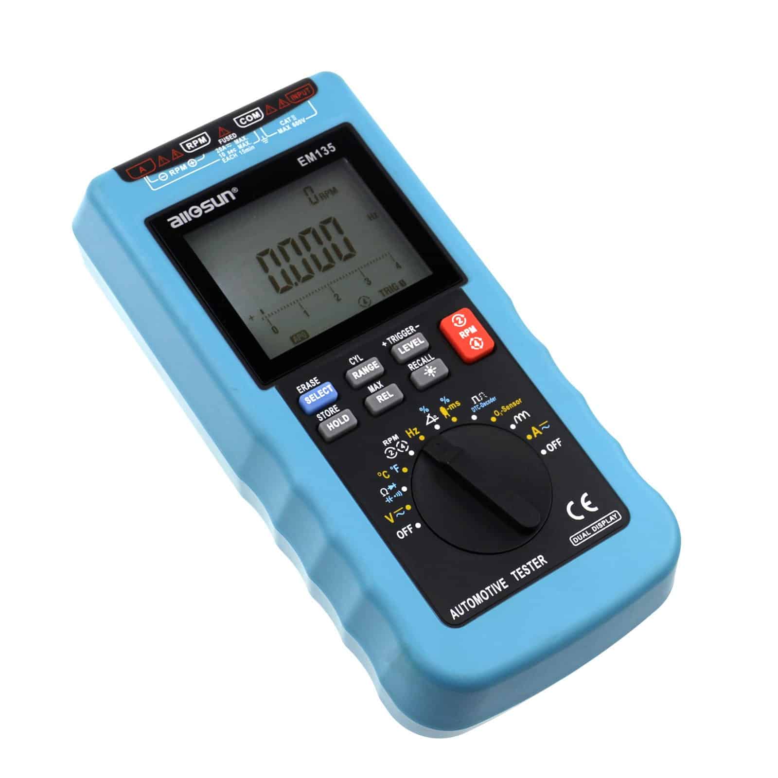 Multímetro Digital Automotriz ALLOSUN de 5 Dígitos Auto - Imagen 3