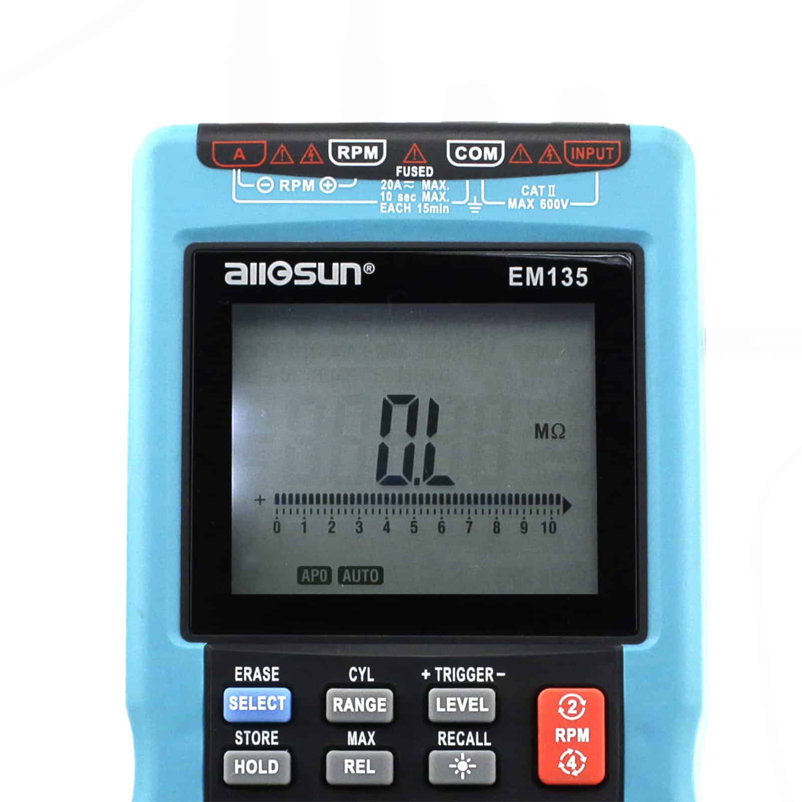 Multímetro Digital Automotriz ALLOSUN de 5 Dígitos Auto - Imagen 4