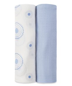 Paquete de 2 mantas de swaddle de aden by aden + anais;