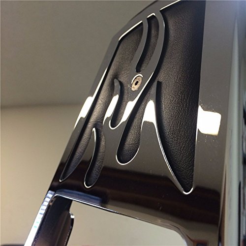 SMT- Respaldo con espalda de llamas cromado con almohadilla - Imagen 6