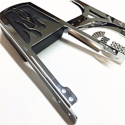 SMT- Respaldo con espalda de llamas cromado con almohadilla - Imagen 10