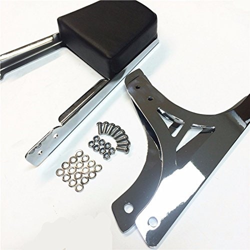 SMT- Respaldo con espalda de llamas cromado con almohadilla - Imagen 9