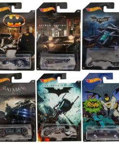 Juego completo de 6 autos de Batman de Hot Wheels -