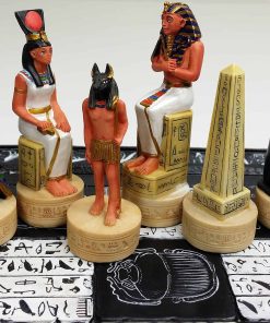 Conjunto de Piezas de Ajedrez HPL Egyptian Anubis Buff and