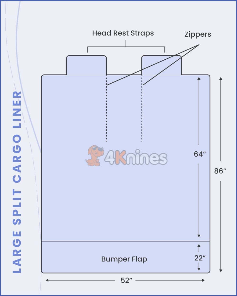 Forro para maletero de SUV para asientos plegables - - Imagen 5