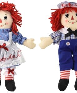 Paquete de 2 Muñecos Aurora - Clásicos Raggedy Ann y
