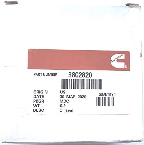 Sello del cígüeñal delantero principal/genuino Cummins