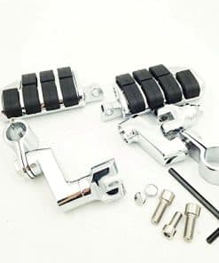 XKMT-1.25" Grapas de Carretera Cromadas 1 1/4" Grandes Pies