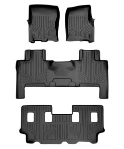 Juego de tapetes SMARTLINER de 3 filas en color negro